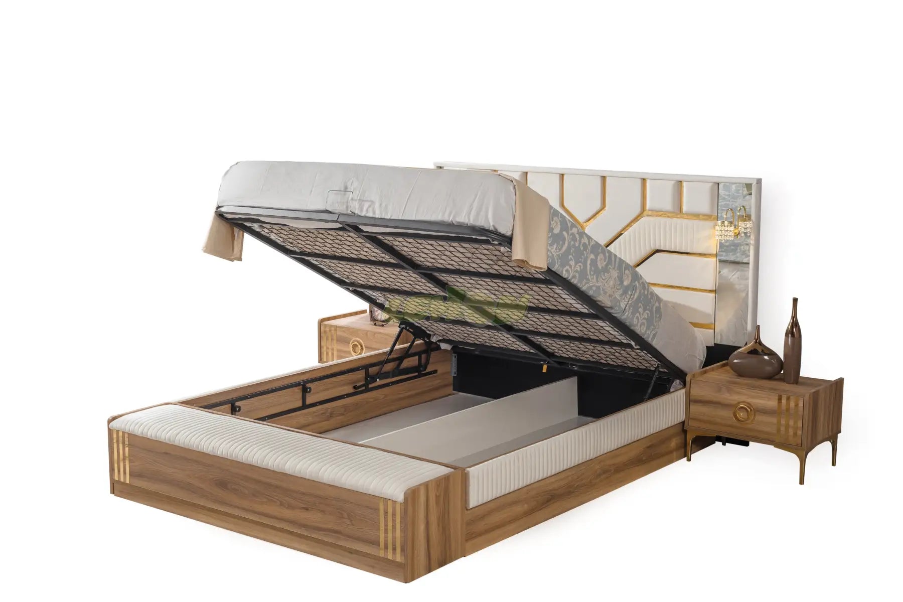 Alya Walnuss Schlafzimmer Set