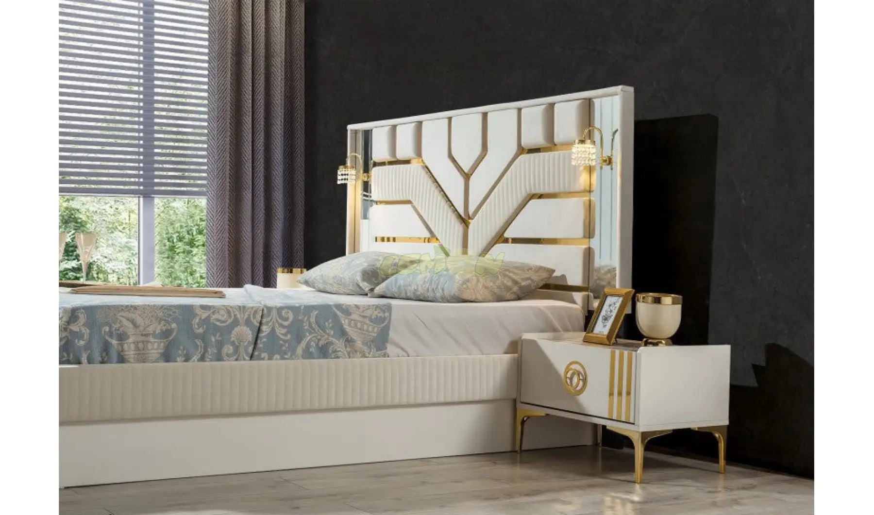 Alya Weiss Schlafzimmer Set