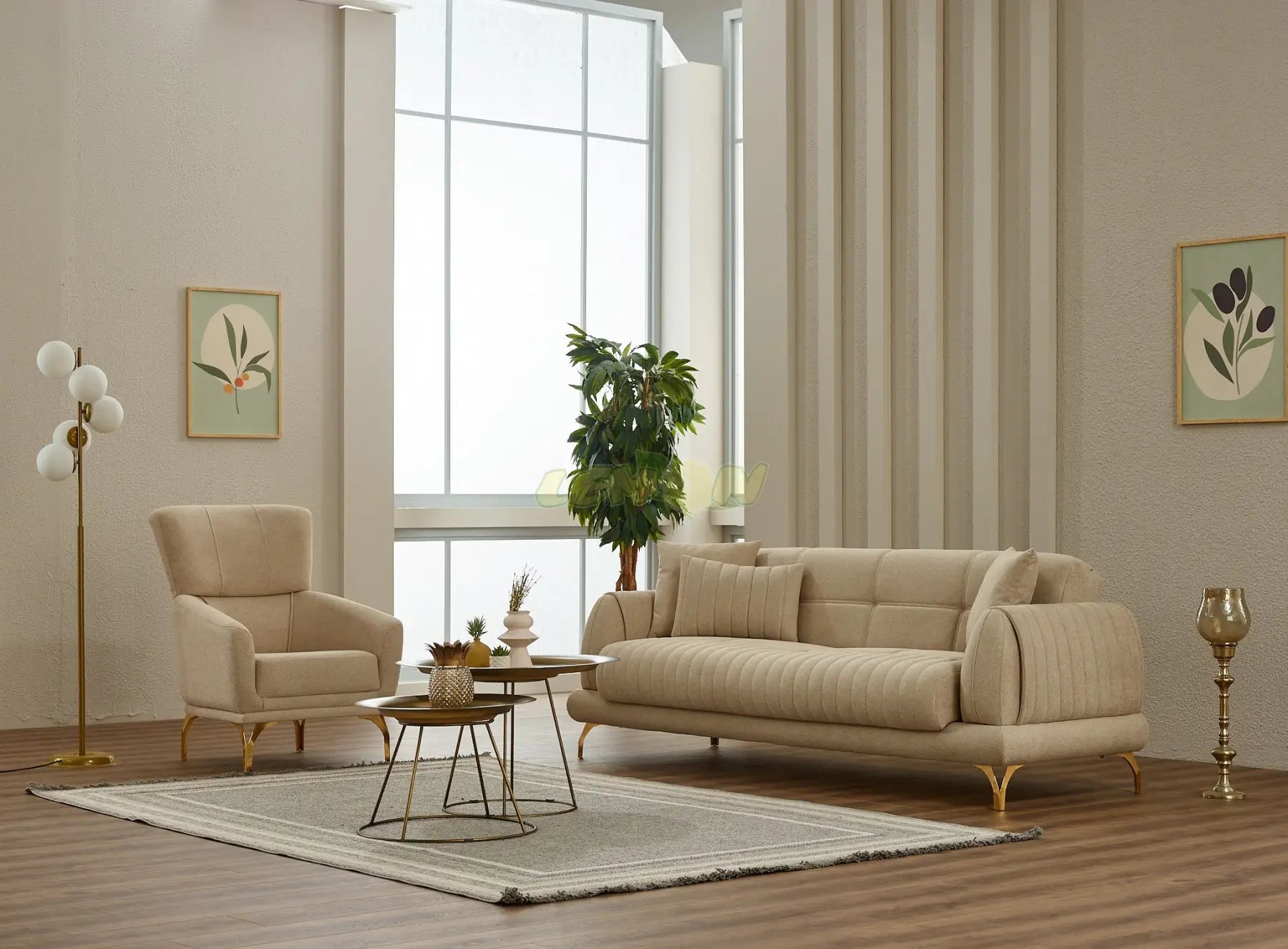 Gamba Sofa Set