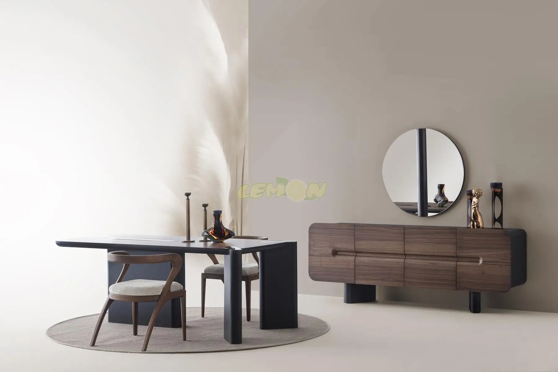 Maybach Wallnuss Esstisch