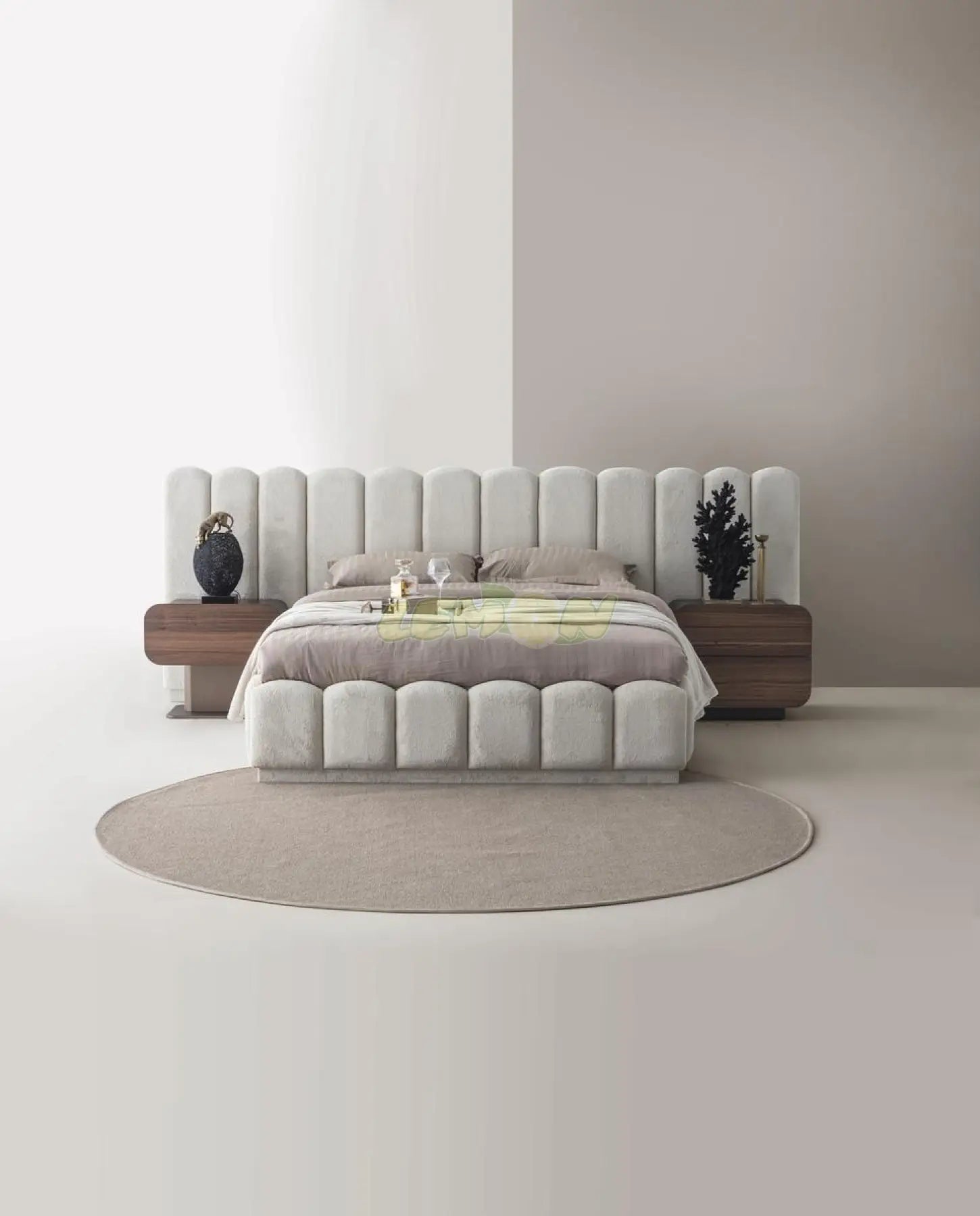 Maybach Wallnuss Schlafzimmer Set