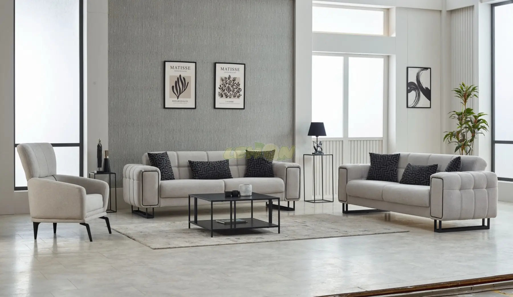 Nero Sofa Set