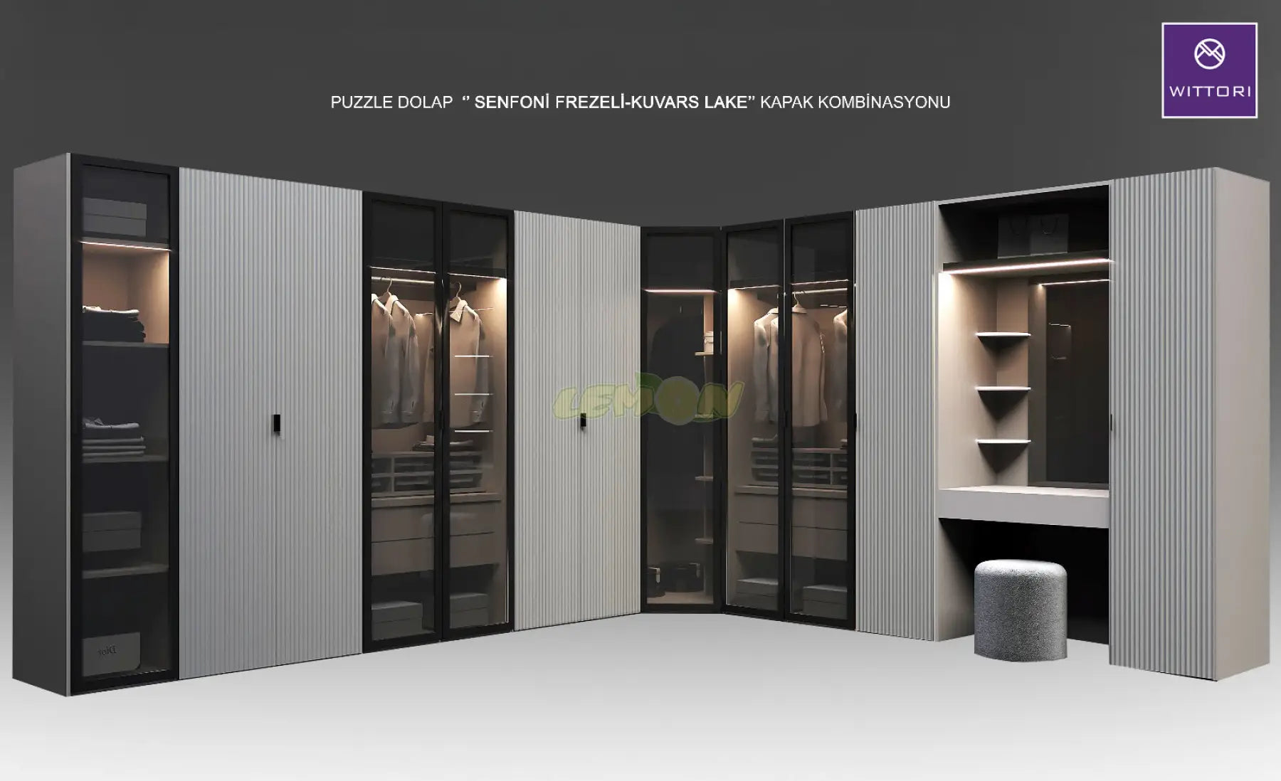 Puzzle Kleiderschrank