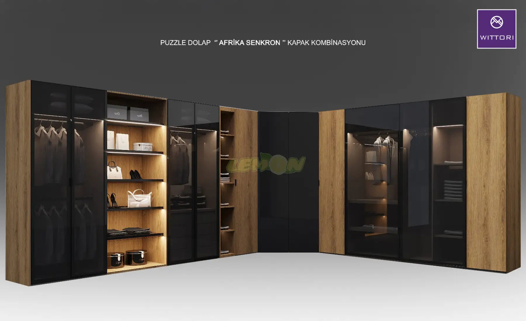 Puzzle Kleiderschrank