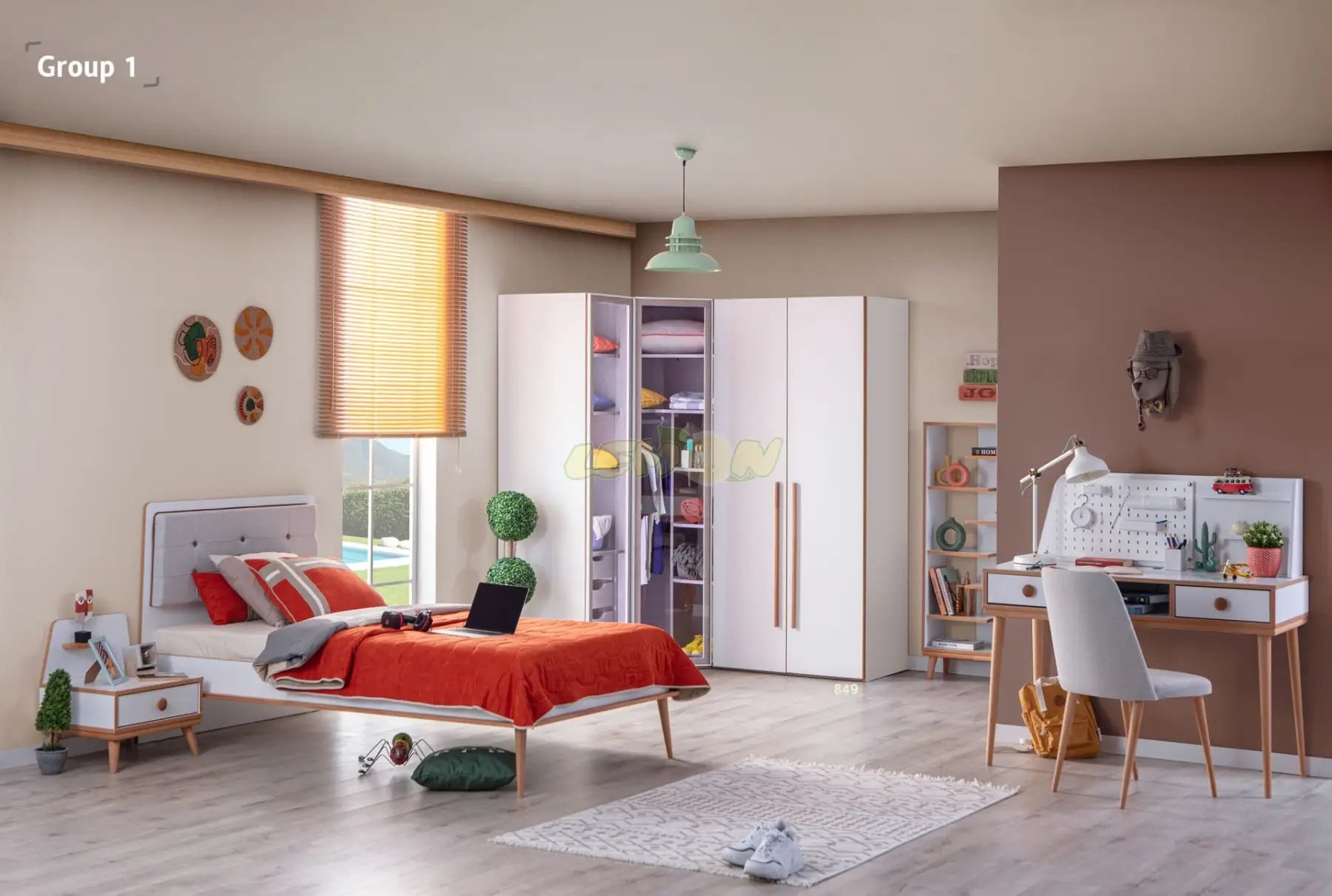 Retro Kinderzimmer Set