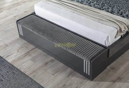 Alya Antrazit Schlafzimmer Set