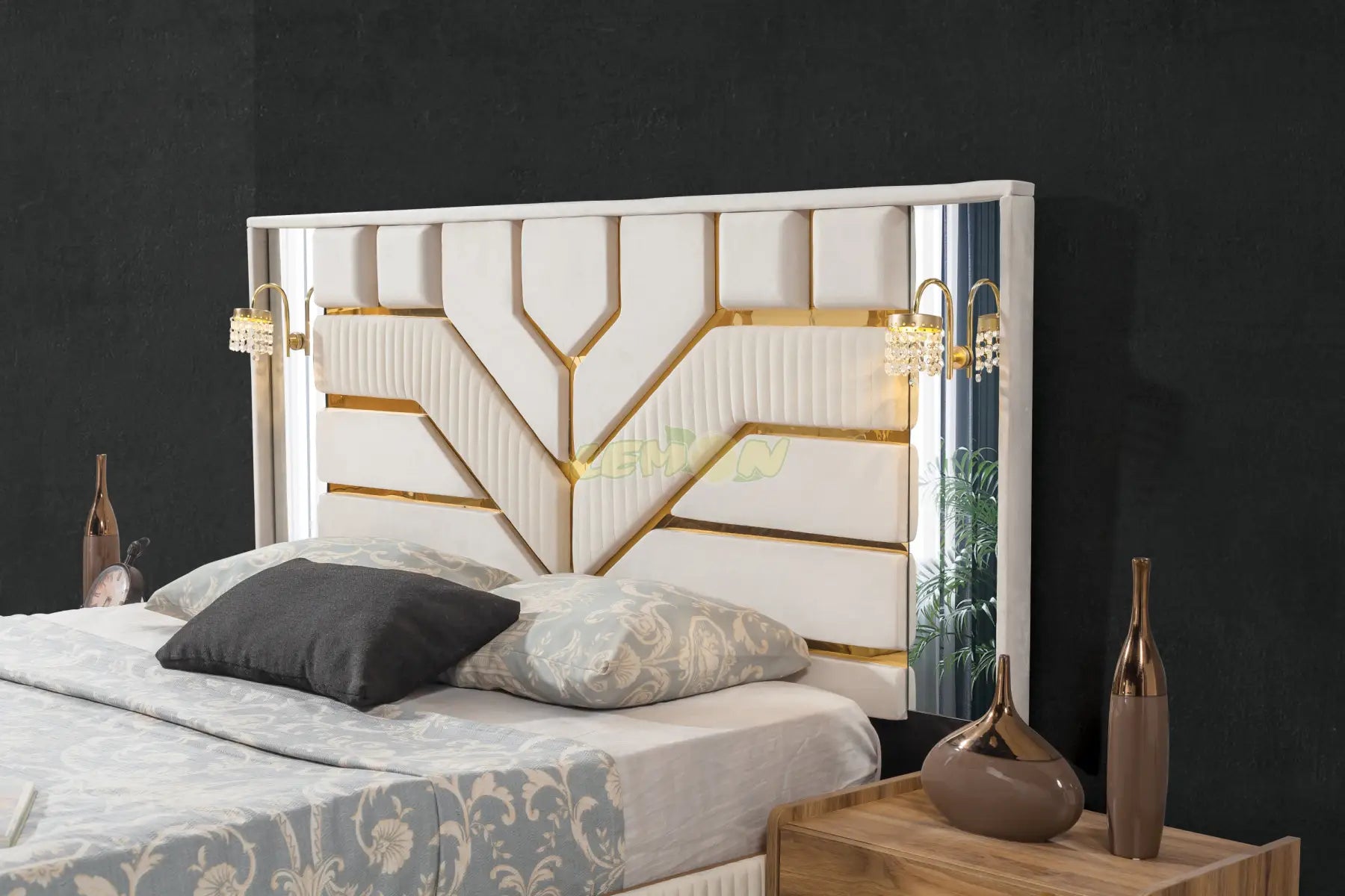 Alya Walnuss Schlafzimmer Set