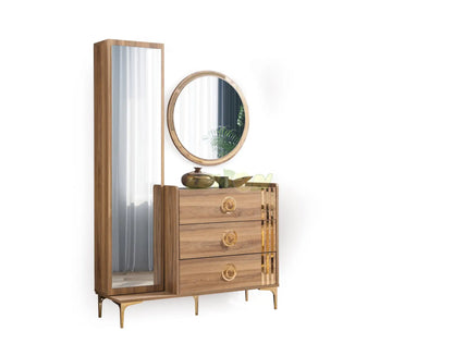 Alya Walnuss Schlafzimmer Set