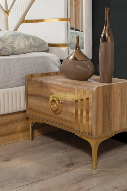 Alya Walnuss Schlafzimmer Set