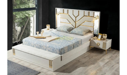 Alya Weiss Schlafzimmer Set