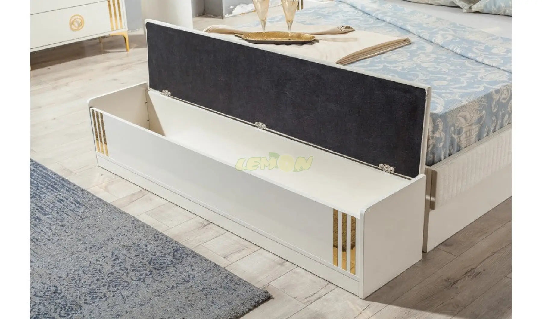 Alya Weiss Schlafzimmer Set