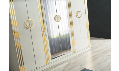 Alya Weiss Schlafzimmer Set