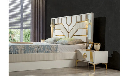 Alya Weiss Schlafzimmer Set