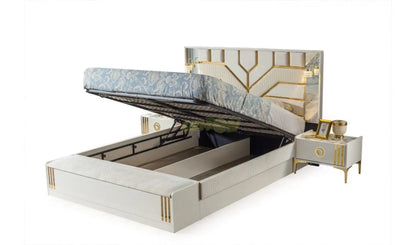 Alya Weiss Schlafzimmer Set