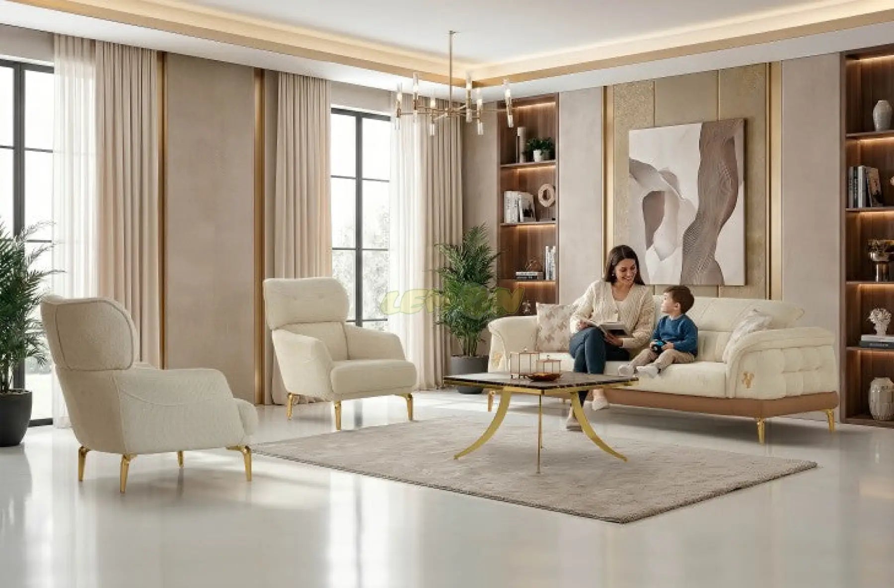 Armani Sofa Set