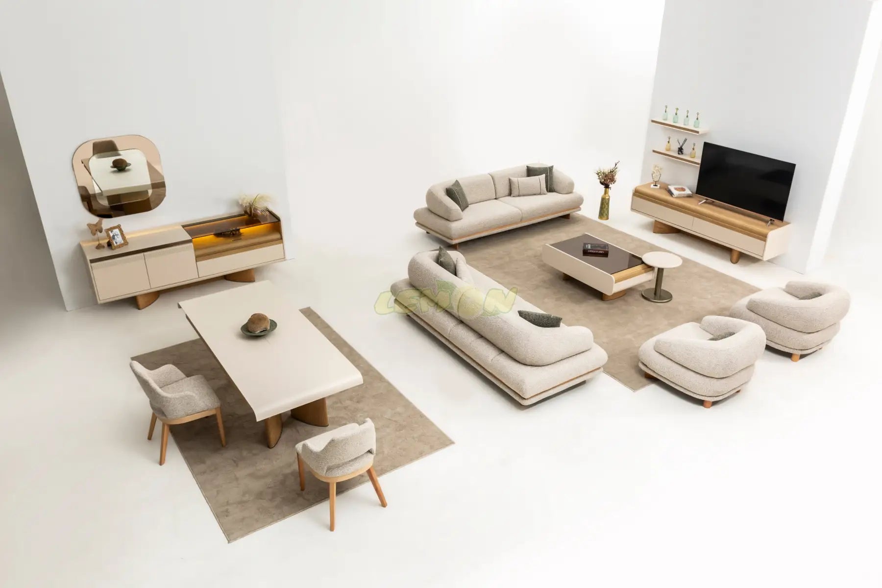 Aura Sofa Set