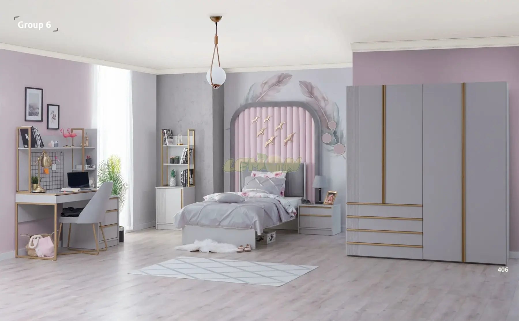 Elegant Kinderzimmer Set