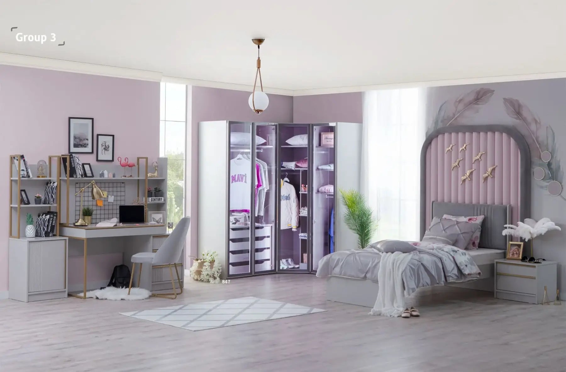 Elegant Kinderzimmer Set