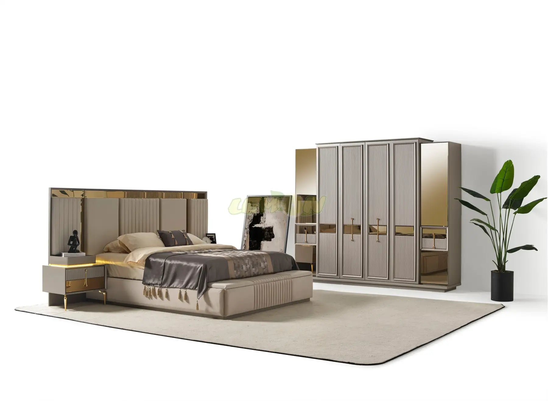 Lexus Gri Schlafzimmer