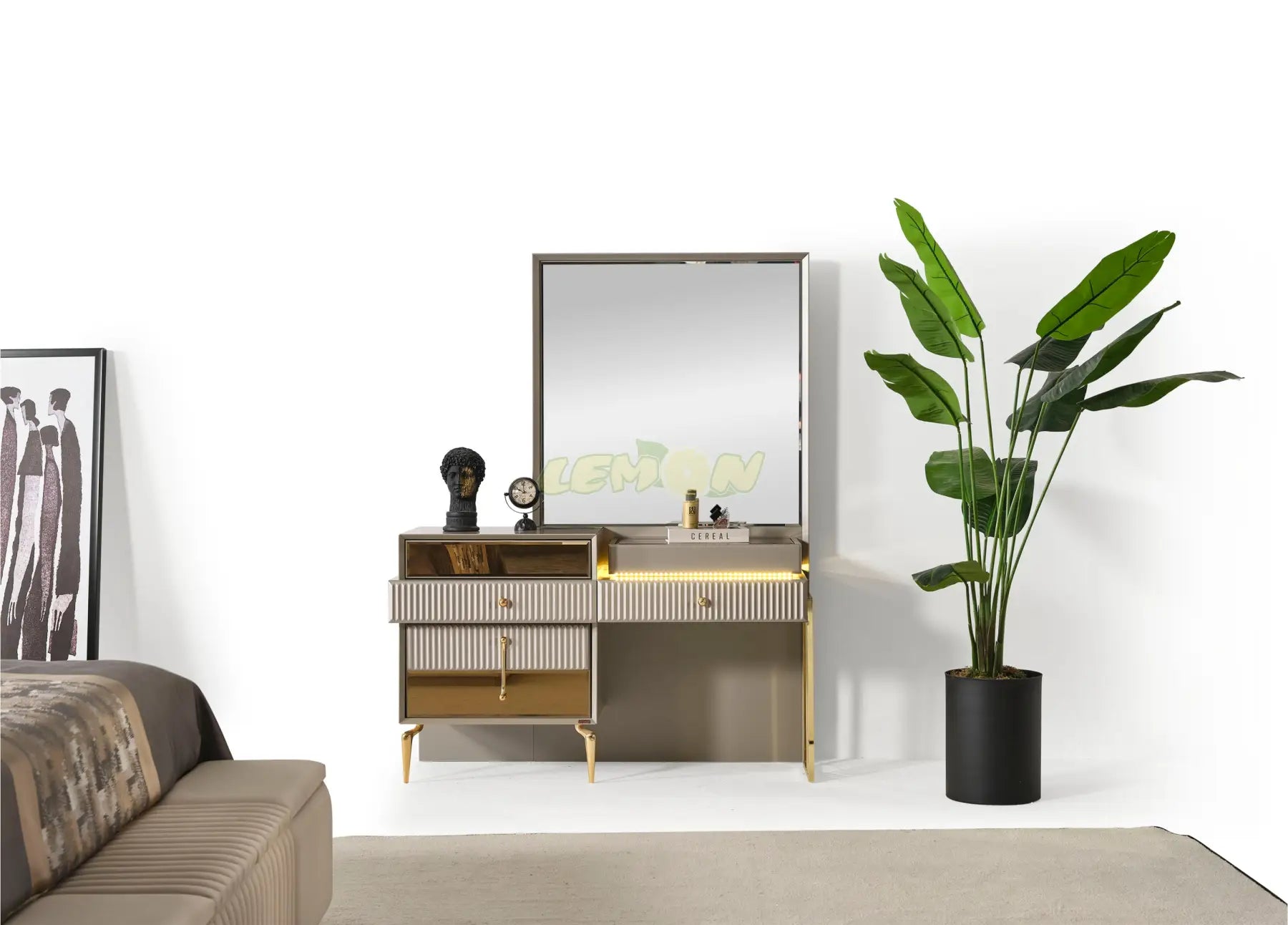 Lexus Gri Schlafzimmer