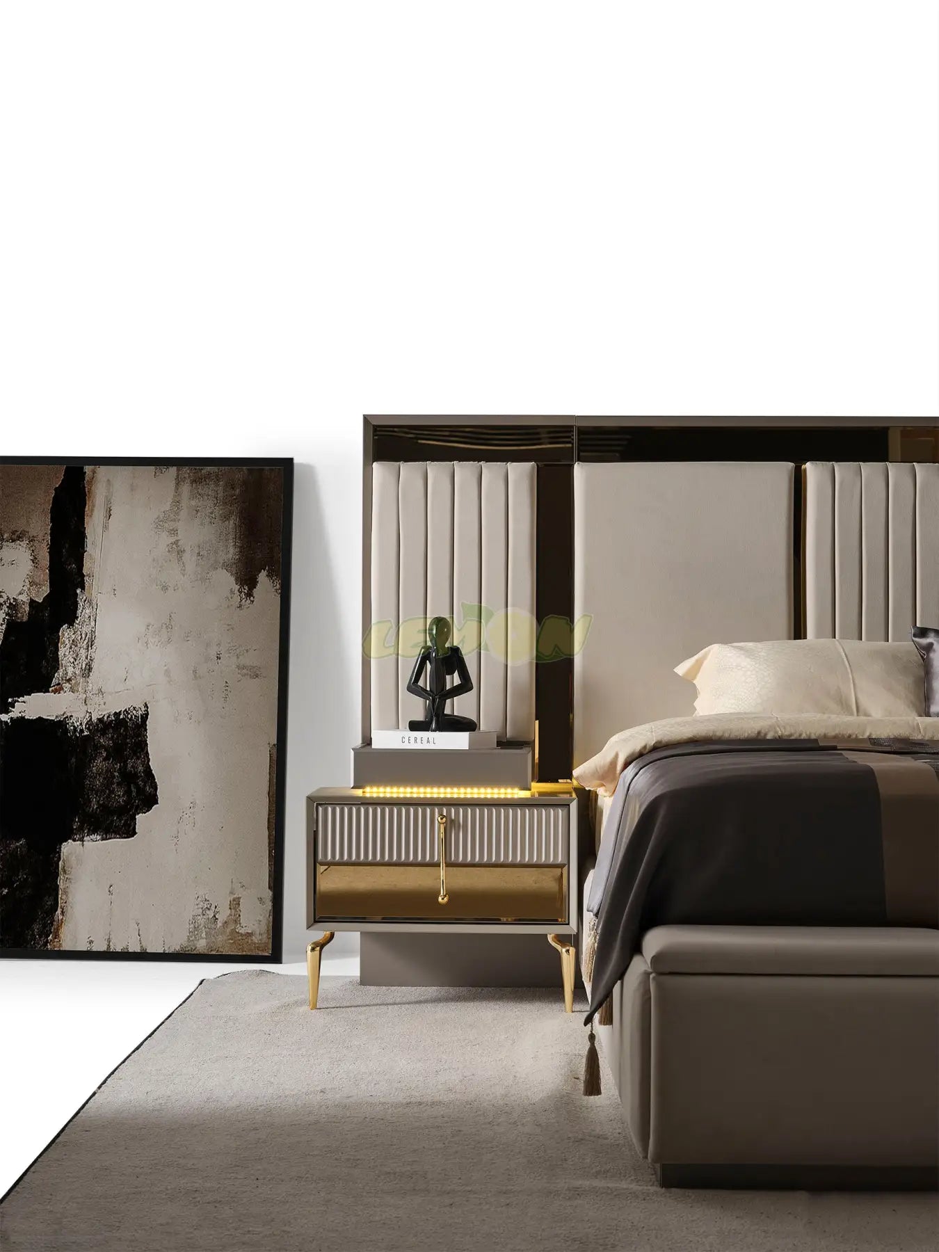 Lexus Gri Schlafzimmer