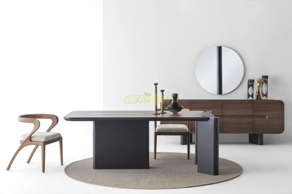 Maybach Wallnuss Esstisch