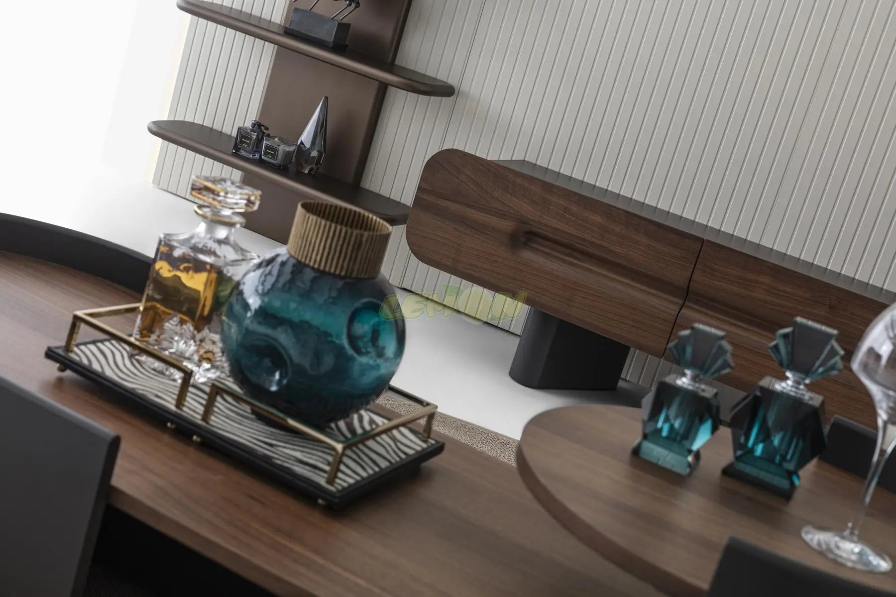 Maybach Wallnuss Tv Tisch