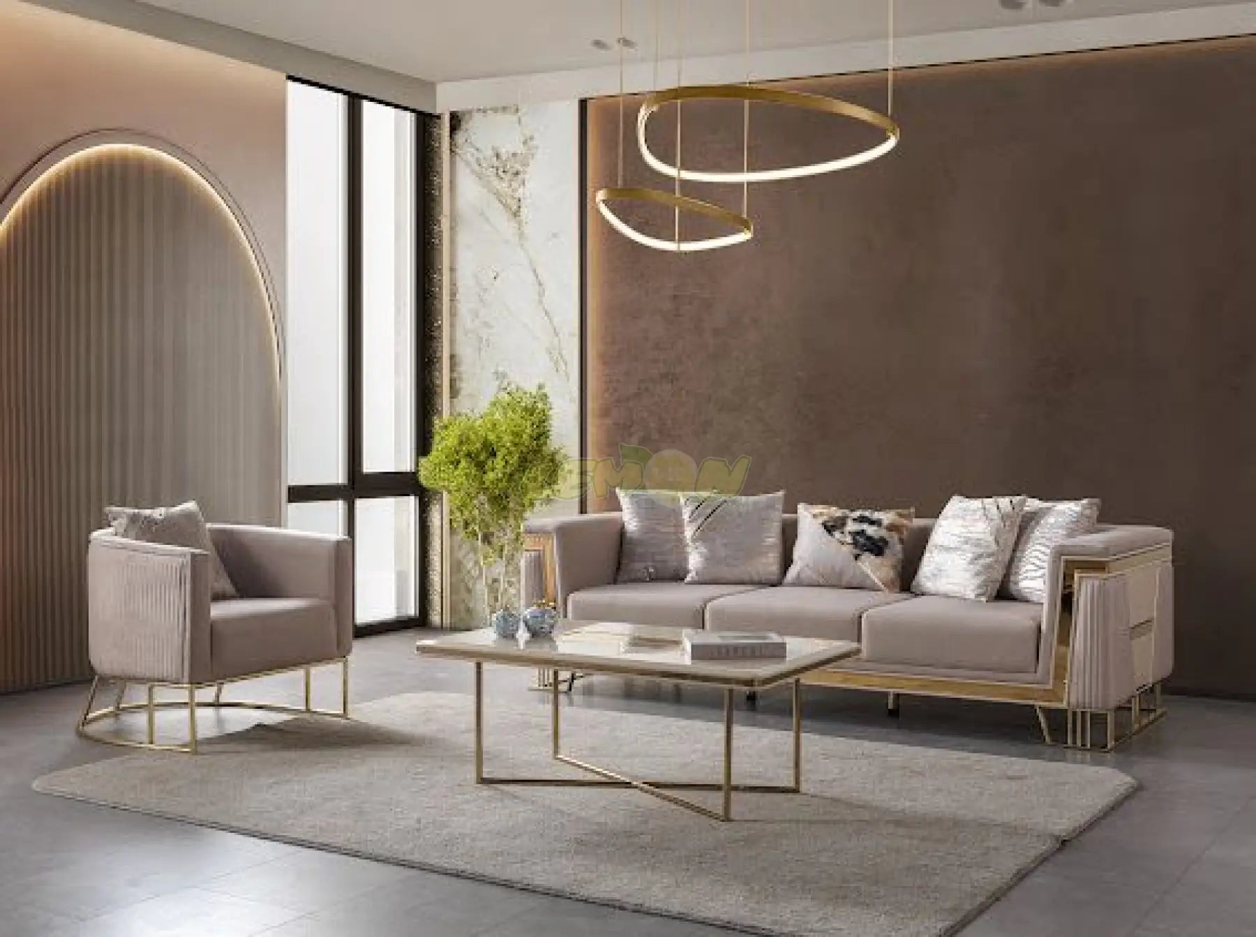 Nisa Sofa Set