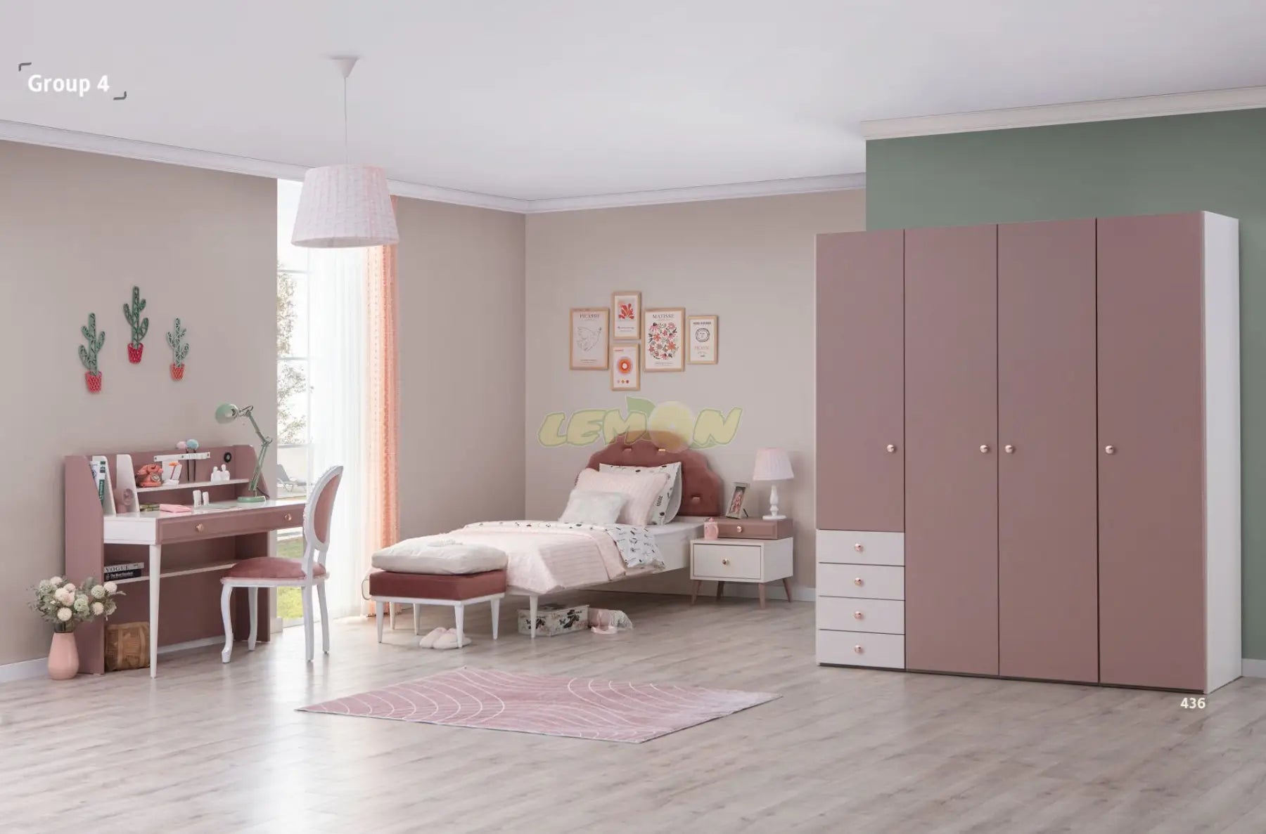 Rose Kinderzimmer Set