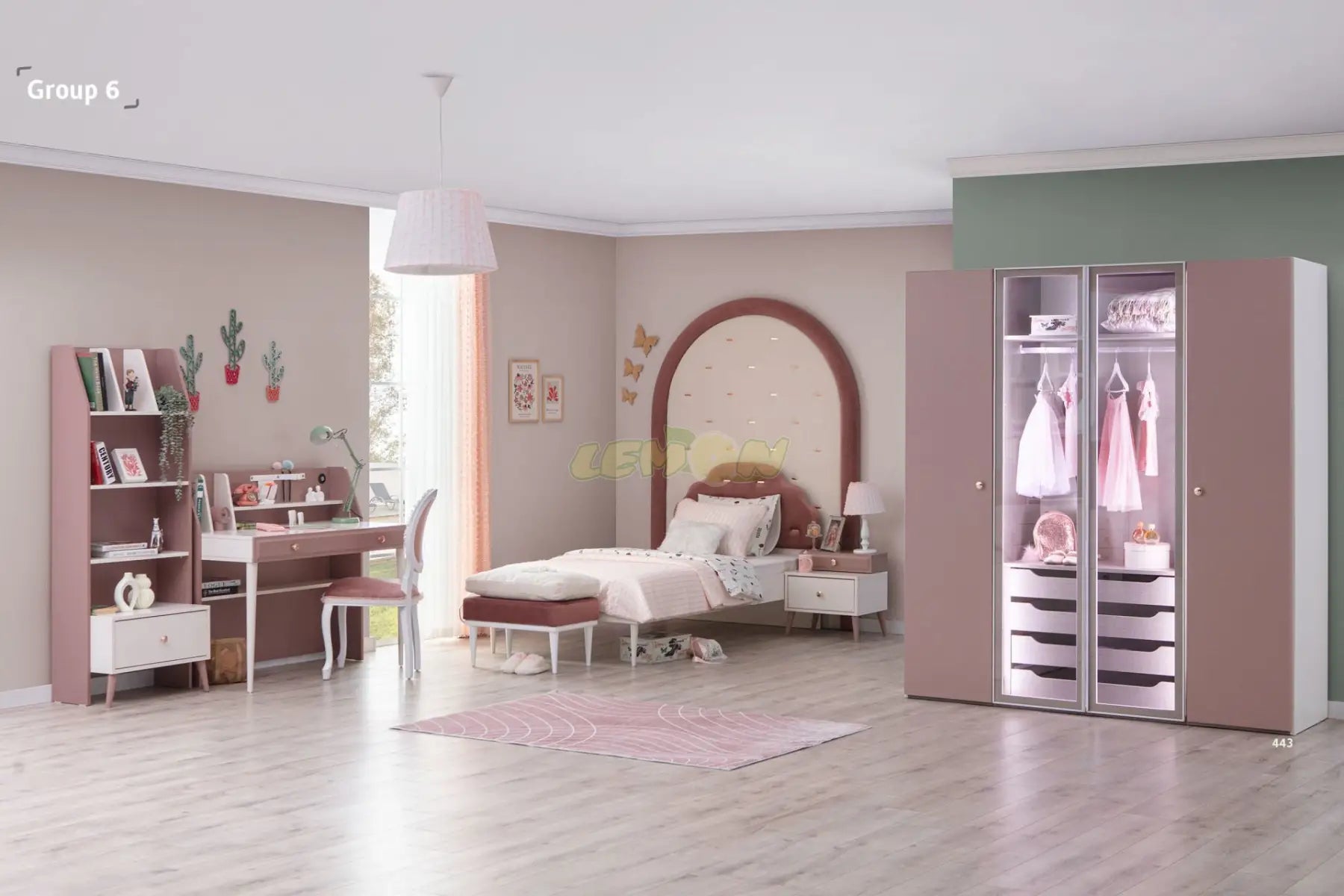 Rose Kinderzimmer Set