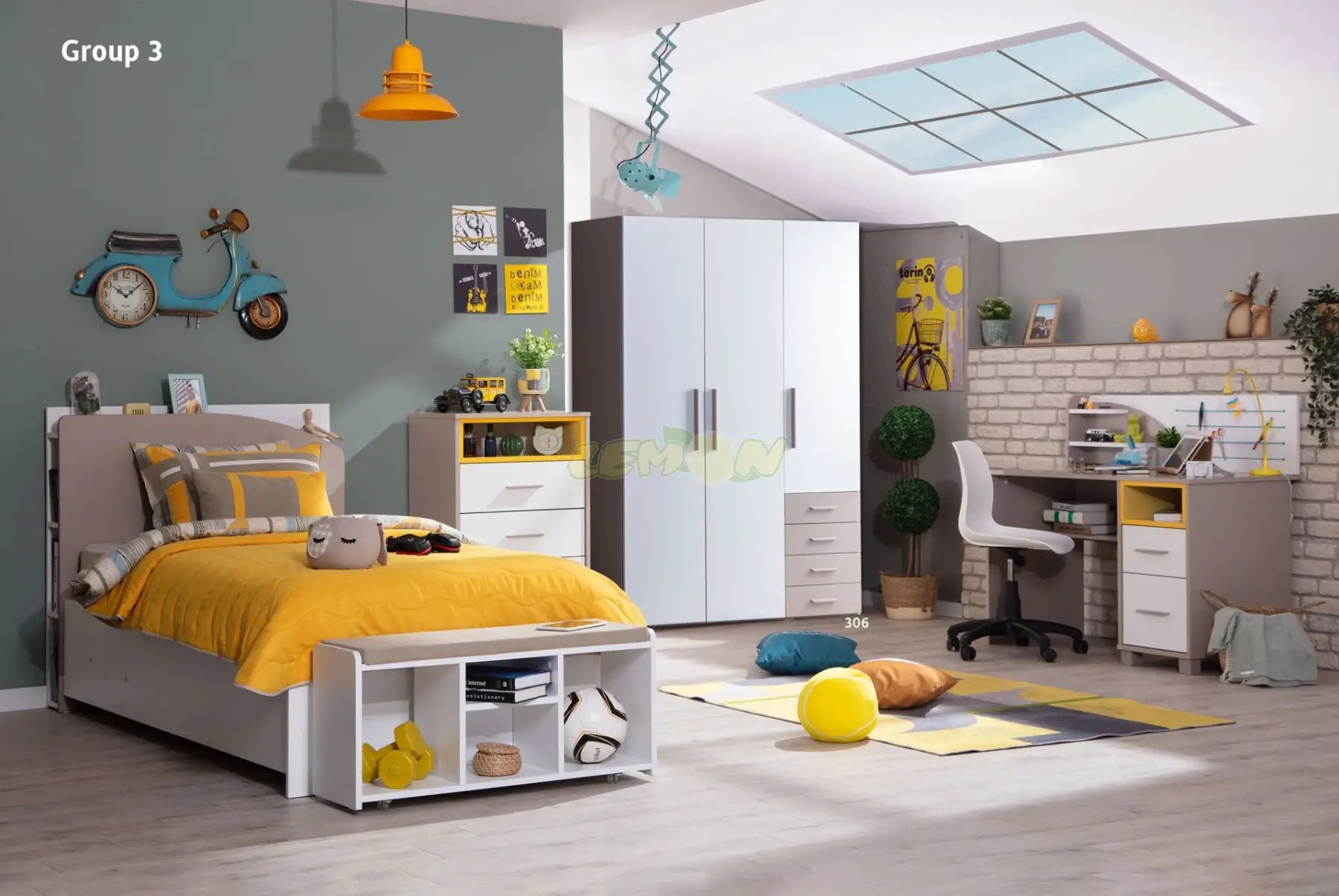 Torino Kinderzimmer Set