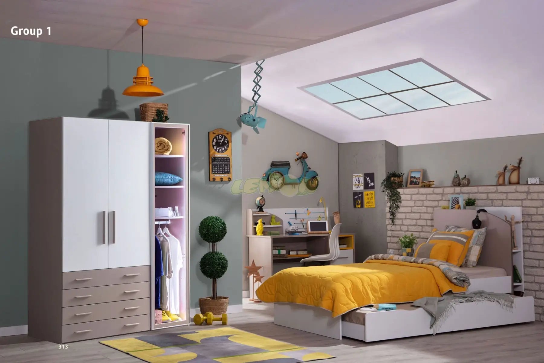 Torino Kinderzimmer Set
